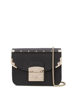 Furla мини-сумка через плечо с заклепками