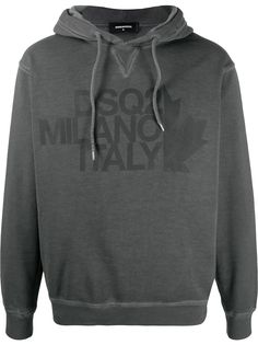 Dsquared2 logo print hoodie