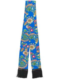 La Doublej узкий шарф Thistle Blu Simple