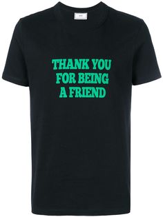 Ami Paris футболка с принтом Thank You For Being A Friend