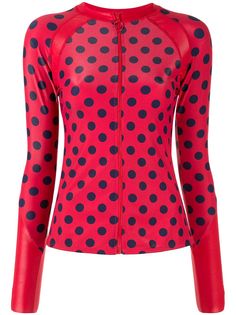 Duskii Cerise long sleeve rash top