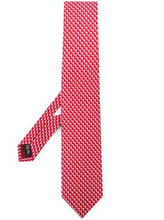 Salvatore Ferragamo parrot print tie