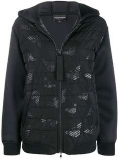 Ea7 Emporio Armani пуховик с капюшоном