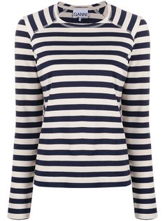 GANNI striped T-shirt