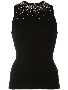 Milly embellished fitted top