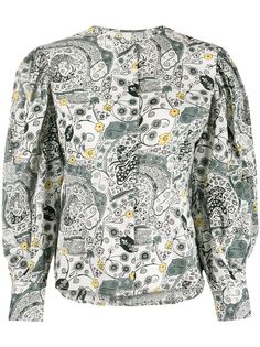 Isabel Marant Étoile paisley print shirt