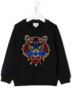 Kenzo Kids embroidered logo sweater