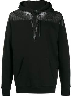 McQ Alexander McQueen wings print relaxed-fit hoodie
