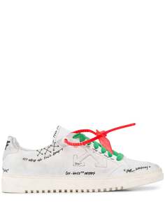 Off-White grafitti logo sneakers