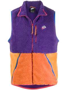 Nike panelled logo patch gilet