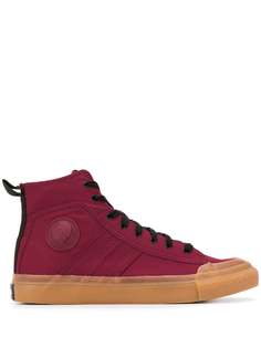 Diesel logo patch hi-top sneakers