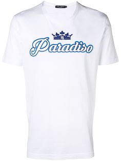 Dolce & Gabbana футболка с принтом Paradiso