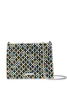 Loeffler Randall Mia beaded clutch bag