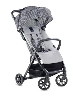 Прогулочная коляска Inglesina Quid с накидкой на ножки, Mosaic Blue, белый, темно-синий