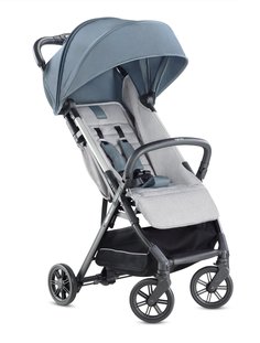 Прогулочная коляска Inglesina Quid с накидкой на ножки, Stormy Grey, темно-серый