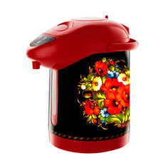 Термопот Василиса ВА-5005 Жостовская роспись Black-Red
