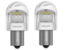 Лампа Philips X-treme Ultinon LED P21W 12V/24V- 2.7W BA15s White (2 штуки) 11498XUWX2
