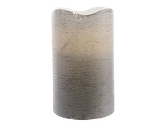 Светодиодная свеча Kaemingk Классика 7.5x17.5cm Silver 483387