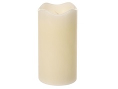 Светодиодная свеча Koopman International Мерцающая 7х13cm Ivory ACA200210