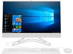 Моноблок HP 24-f0017ur 4GV70EA Snow White (Intel Pentium J5005 1.5 GHz/4096Mb/500Gb/No ODD/nVidia GeForce MX110 2048Mb/Wi-Fi/23.8/1920x1080/Windows 10 64-bit)
