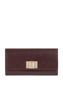 Большой кошелек 1927 бордового цвета Furla