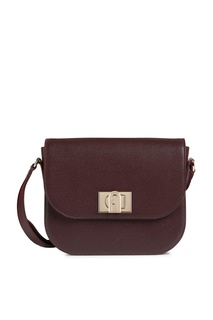 Бордовая сумка с клапаном 1927 Furla