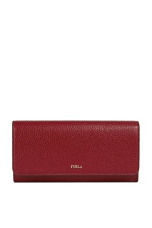 Бордовый кошелек Babylon с клапаном Furla