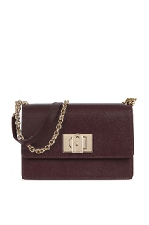 Сумка 1927 бордового цвета Furla