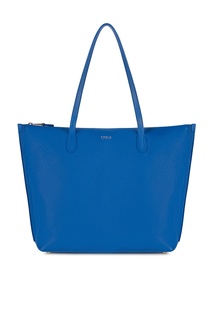 Ярко-синяя сумка из кожи Luce Furla