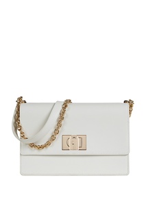 Белая прямоугольная сумка 1927 Furla
