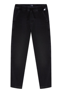 Черные джинсы с эластичным поясом Il Gufo