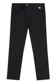 Черные брюки в горошек Il Gufo