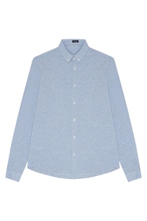 Голубая хлопковая рубашка Il Gufo