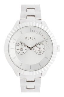 Серебристые часы Metropolis Furla