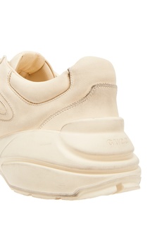 Белые кожаные кроссовки Rhyton Gucci Man