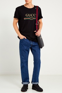 Сумка с цветным ремнем Gucci Man