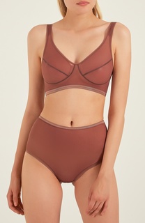 Бордовый бюстгальтер с мягкими чашками Bra Basic Monroe Le Journal Intime