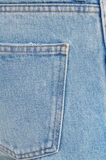 Голубые джинсы с потертостями Gucci Man