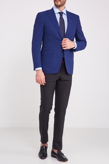 Черные кожаные туфли Canali