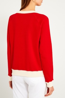 Красный свитшот с вышивкой пайетками Gucci