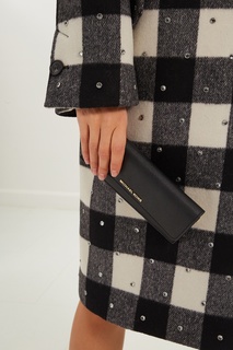 Черный кошелек с логотипом Money Pieces Michael Michael Kors