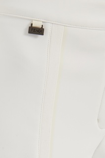 Белые брюки Fendi
