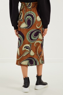 Юбка с принтом Dries Van Noten