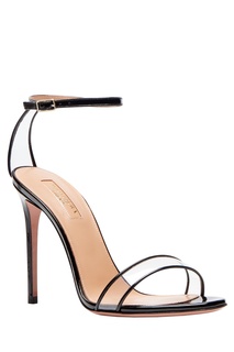 Черные босоножки Minimalist Sandal 105 Aquazzura