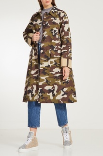 Бежевые кроссовки с глиттером Miu Miu