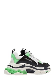 Комбинированные кроссовки оверсайз Triple S Balenciaga Man