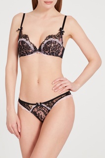 Бюстгальтер Garcia черный с розовым Agent Provocateur