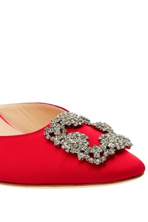 Красные мюли Hangisimu Manolo Blahnik