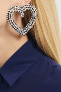 Серьги Heart Strass Balenciaga