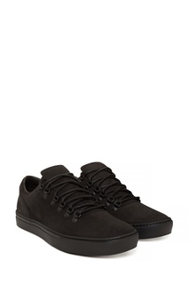 Черные кожаные кеды Timberland